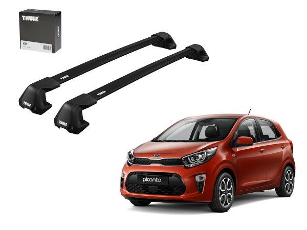 Juego Barras Thule Wingbar Evo Edge Black Kia Picanto