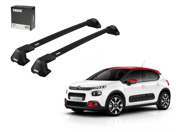 Juego de Barras Thule Wingbar Evo Edge Black Citroen C3 III