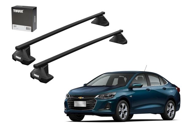 Juego Barras Thule Squarebar Evo Chevrolet Onix Plus