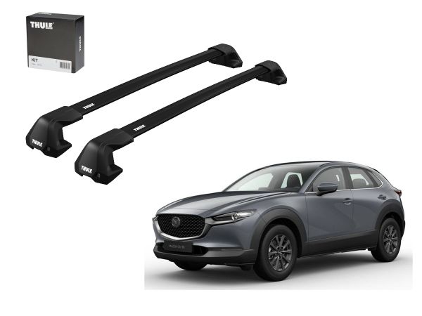 Juego Barras Thule Wingbar Edge Evo Black Mazda CX30