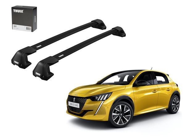 Juego Barras Thule WIngbar Edge Evo Black Peugeot 208 II-Opel Corsa F