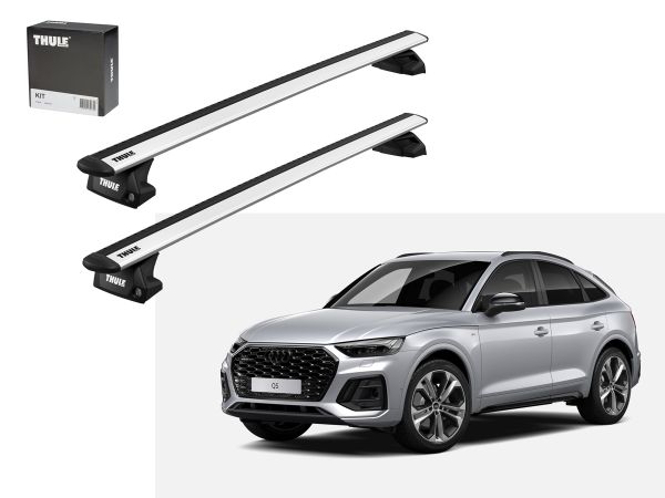 Juego Barras Thule Wingbar Evo Audi Q5 II-Q5 Sportback riel integrado