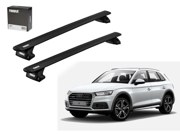 Juego Barras Thule Wingbar Evo Black Audi Q5 II-Q5 Sportback riel integrado