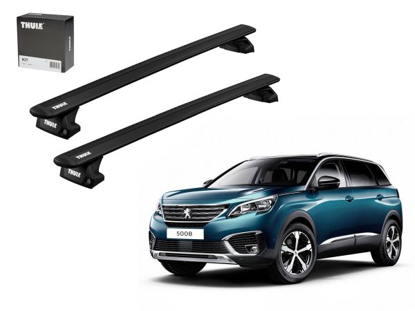 Juego Barras Thule Wingbar Evo Black Peugeot 3008-5008-DS7