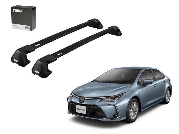 Juego Barras Thule Wingbar Evo Edge Black Toyota Corolla XII