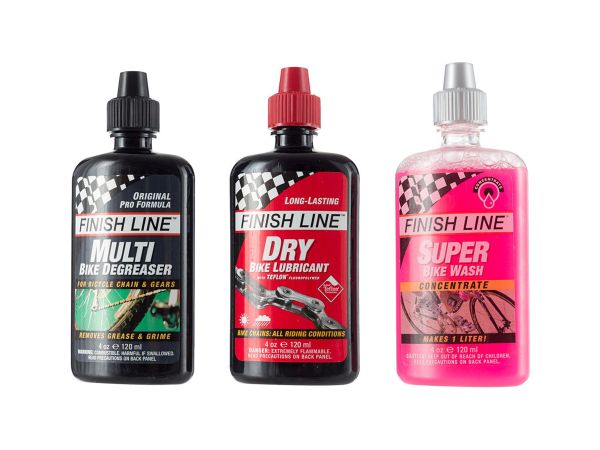 Pack 3 Unidades Finish Line Value 1 Aceite Dry-1 Ecotech-1 Bike Wash 4