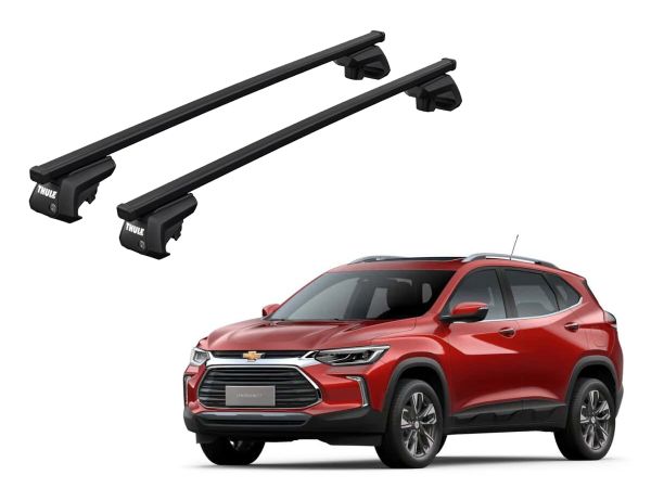 Juego Barras Thule Squarebar Evo Chevrolet Tracker-Spin-Captiva