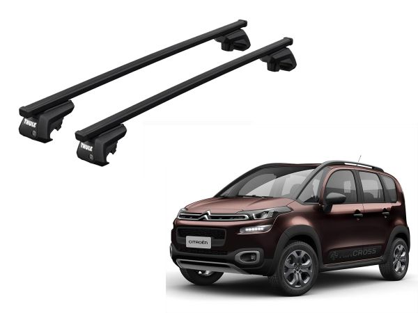 Juego Barras Thule Squarebar Evo Citroen C3 Aircross