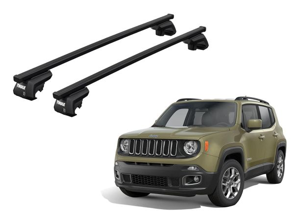 Juego Barras Thule Squarebar Evo Jeep Renegade Barras longuitudinales