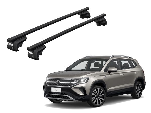 Juego Barras Thule Squarebar Evo Volkswagen Tiguan- Taos