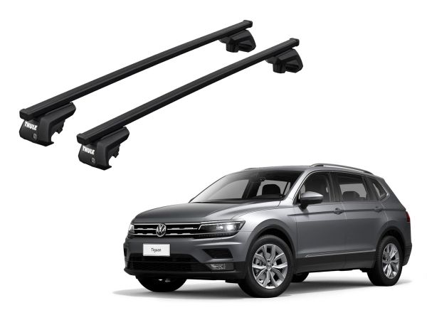 Juego Barras Thule Squarebar Evo Volkswagen Tiguan- Taos