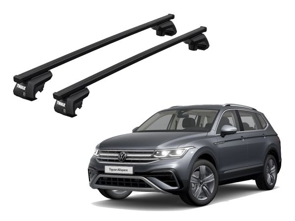 Juego Barras Thule Squarebar Evo Volkswagen Tiguan- Taos