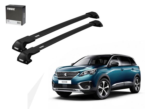 Juego Barras Thule Wingbar Edge Evo Black Peugeot 3008-5008- DS7