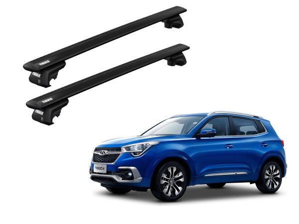 Juego Barras Thule Wingbar Evo Black Chery Tiggo 2-Tiggo 4-Beat-Face