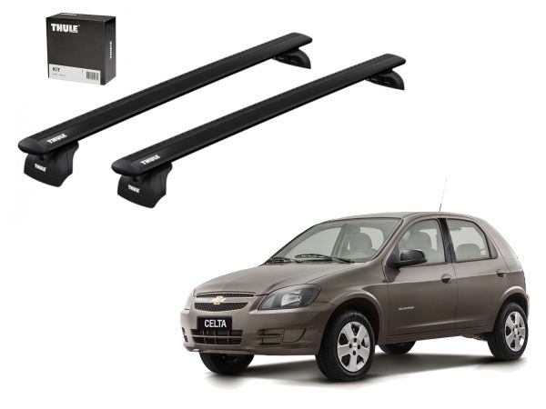 Juego Barras Thule Wingbar Evo Black Chevrolet Corsa-Celta-Astra-Kadett