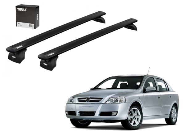 Juego Barras Thule Wingbar Evo Black Chevrolet Corsa-Celta-Astra-Kadett