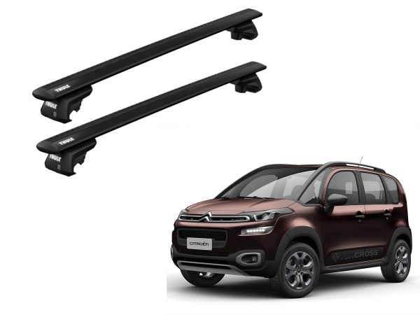 Juego Barras Thule Wingbar Evo Black Citroen C3 Aircross