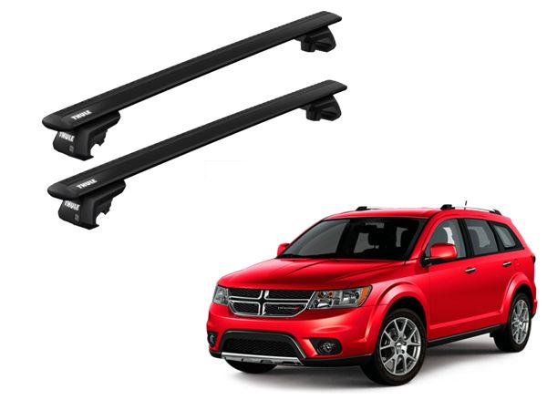 Juego Barras Thule Wingbar Evo Black Dodge Journey