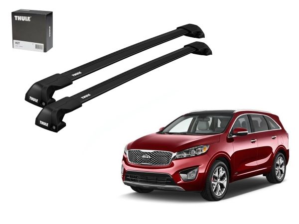 Juego Barras Thule Wingbar Evo Black Edge Kia Sorento III