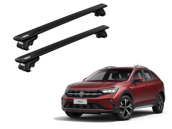 Juego Barras Thule Wingbar Evo Black  Volkswagen T-Cross-Nivus-Suran-Saveiro-Fox