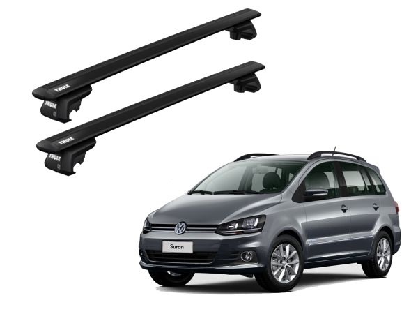 Juego Barras Thule Wingbar Evo Black  Volkswagen T-Cross-Nivus-Suran-Saveiro-Fox