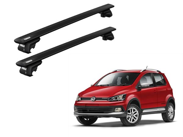 Juego Barras Thule Wingbar Evo Black  Volkswagen T-Cross-Nivus-Suran-Saveiro-Fox