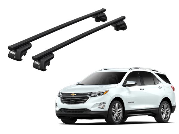 Juego Barras Thule Sqaurebar Evo Chevrolet Equinox Barra Longuitudinal