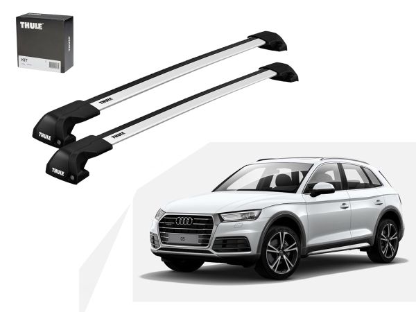 Juego Barras thule Wingbar Evo Edge Audi Q5- Q5 Sportback riel integrado