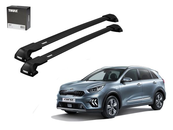 Juego Barras Thule Wingbar Evo Edge Black Kia Niro