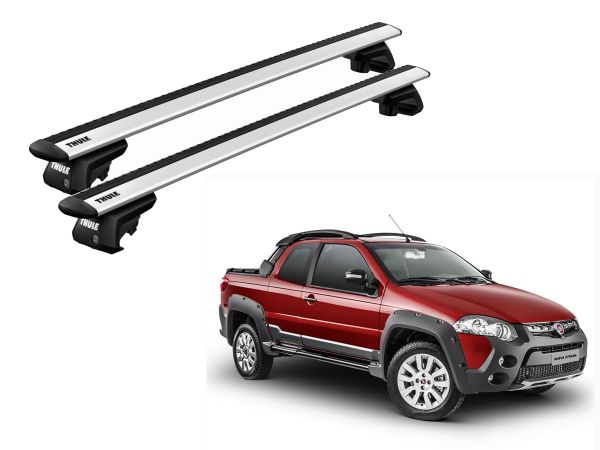 Juego Barras Thule Wingbar Evo Fiat Strada Adventure- Fiat Palio Weekend