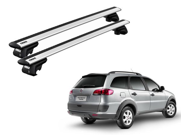 Juego Barras Thule Wingbar Evo Fiat Strada Adventure- Fiat Palio Weekend