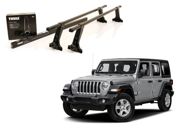 Juego de Barras Thule Squarebar Evo Jeep Wrangler