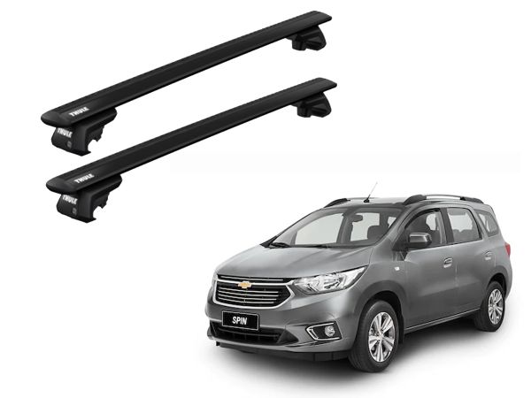 Juego de Barras thule Wingbar Evo Black Chevrolet Tracker-Captiva-Spin Barras