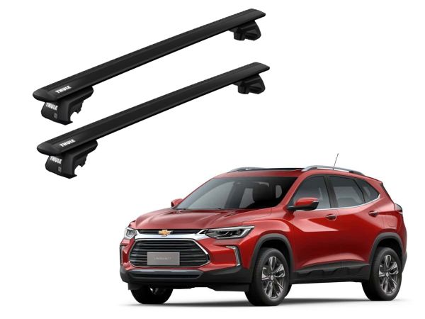 Juego de Barras thule Wingbar Evo Black Chevrolet Tracker-Captiva-Spin Barras