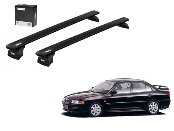 Juego de Barras Thule Wingbar Evo Black Mitsubishi Colt-Lancer-Galant