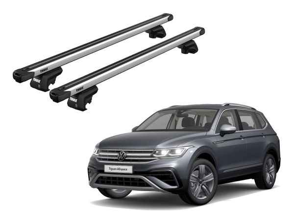 Juego Barras Thule Slidebar Volkswagen Tiguan-Taos