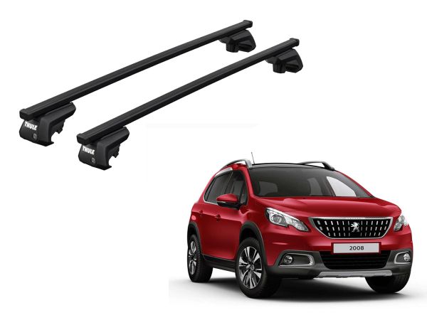 Juego Barras Thule Squarebar Evo Peugeot 2008