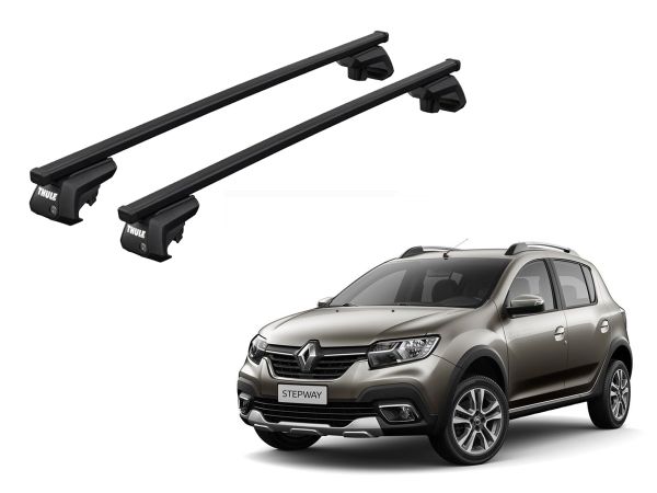 Juego Barras Thule Squarebar Evo Renault Sandero Stepway