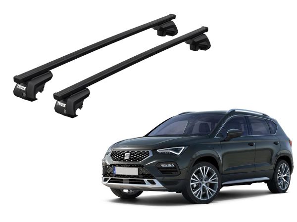 Juego Barras Thule Squarebar Evo Seat Ateca-Tarraco