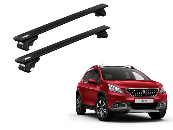 Juego Barras Thule Wingbar Evo Black Peugeot 2008