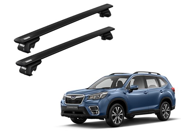 Juego Barras Thule Wingbar Evo Black Subaru Forester