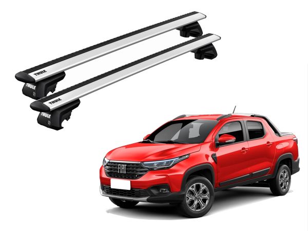Juego Barras Thule Wingbar Evo Fiat Strada Volcano