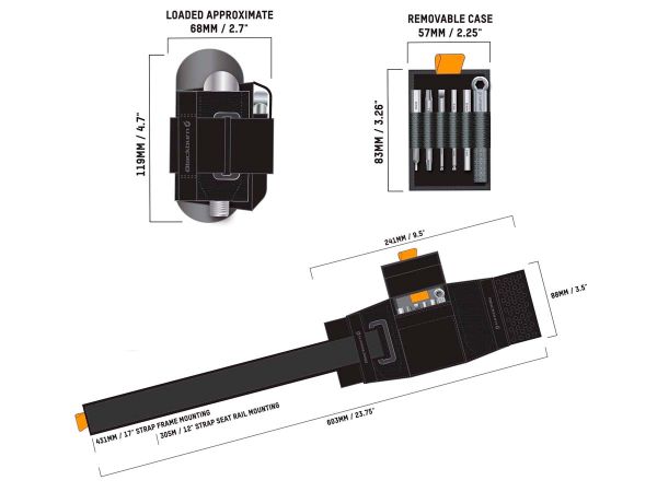 Bolsito Multiherramientas Blackburn Switch Wrap Multi Tool