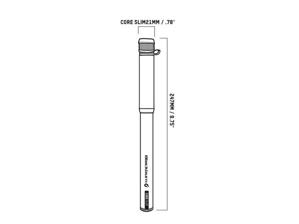 Inflador Blackburn Core Slim