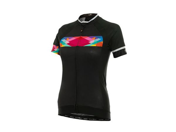 Camiseta Ciclismo Funkier Nugola Black Mujer (JW-854)