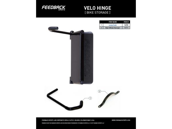 Soporte velo Feedback Sport Hinge Long Hook