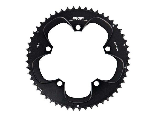 Plato SRAM Ruta Red 110BCD 10v AL4 52T Black