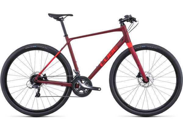 Bicicleta Urbana Aluminio Híbrida Cube SL Road 28