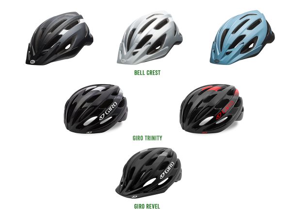 Cascos  Combo BELL/GIRO Crest Trinity Revel Caja Surtida x 8u