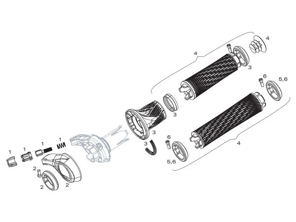 Puños SRAM GripShift XX1-X01